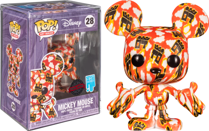 Funko Pop! Mickey Mouse - Mickey Mouse Trains Artist Series with Pop! Protector #28 - Real Pop Mania