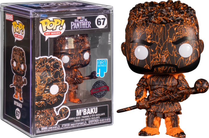 Funko Pop! Black Panther: Legacy - M'Baku Damion Scott Artist Series with Pop! Protector #67 - Real Pop Mania