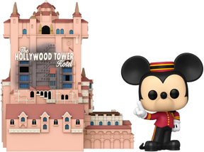 Funko Pop! Town - Walt Disney World: 50th Anniversary - Mickey Mouse with Hollywood Tower Hotel #31