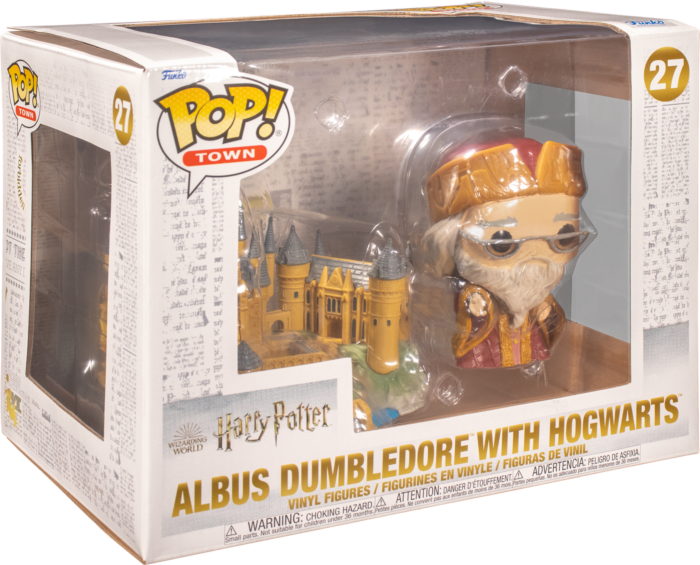 Funko Pop! Town - Harry Potter - Albus Dumbledore with Hogwarts 20th Anniversary #27