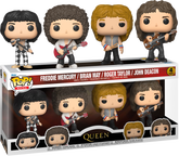 Funko Pop! Queen - Freddie Mercury, Roger Taylor, Brian May & John Deacon - 4-Pack - Real Pop Mania