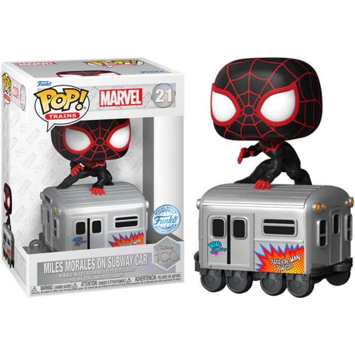 Funko Pop! Marvel - Miles Morales Disney 100th Train Cart #21