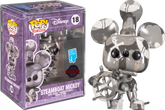 Funko Pop! Mickey Mouse - Steamboat Willie Artist Series with Pop! Protector #18 - Real Pop Mania