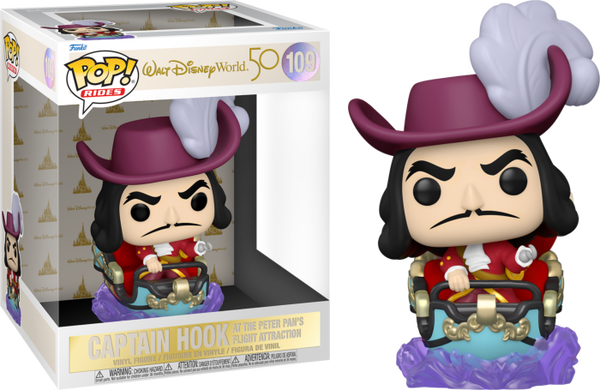 Funko Pop! Walt Disney World - Captain Hook on Peter Pan's Flight Attr