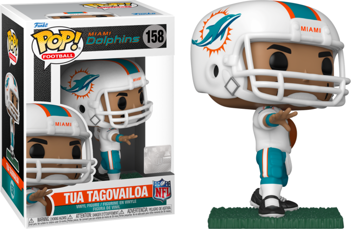 Funko Pop! NFL Football - Tua Tagovailoa Miami Dolphins #158 - Real Pop Mania
