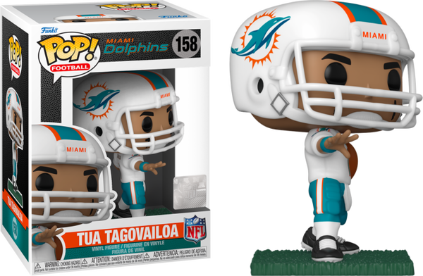 Tua Tagovailoa Signed Miami Dolphins NFL Funko Pop! Football #158 With –  Mustang Comics