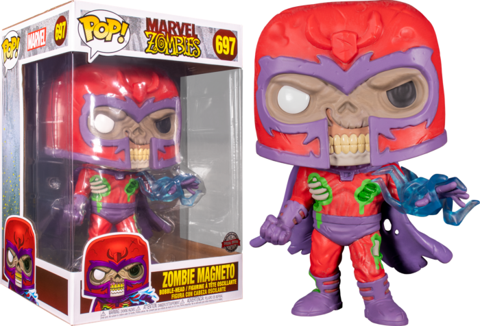 Funko Pop! Marvel Zombies - Magneto Zombie 10" #697 - Real Pop Mania