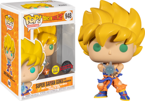 Funko Pop! Dragon Ball Z - Super Saiyan Goku with Kamehameha Wave Glow in the Dark #948