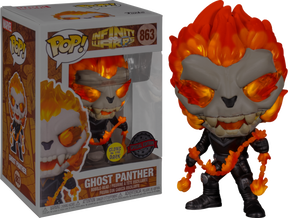 Funko Pop! Infinity Warps - Ghost Panther Glow in the Dark #863