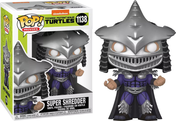 Funko Pop! Teenage Mutant Ninja Turtles II: The Secret of the Ooze - Super Shredder Metallic #1138