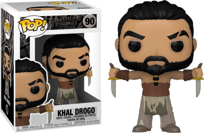 Funko Pop! Game of Thrones - Khal Drogo with Daggers 10th Anniversary #90 - Real Pop Mania