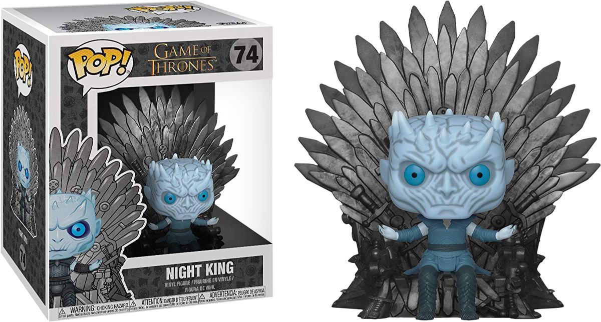 Funko Pop! - Game of Thrones - Night King on Iron Throne Deluxe #74 - The Amazing Collectables