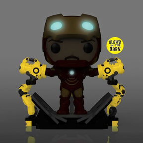 Funko Pop! Iron Man 2 - Iron Man MKIV with Gantry Glow in the Dark Deluxe #905