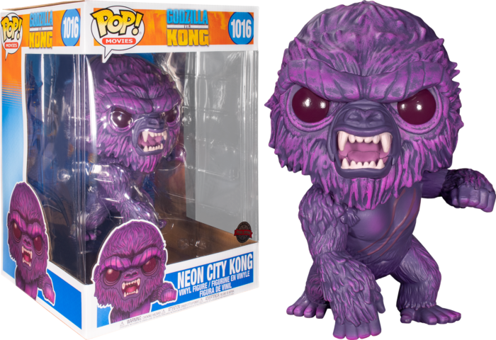 Funko Pop! Godzilla vs Kong - Kong Purple City Lights 10" #1016 - Real Pop Mania