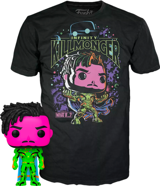 Funko Pop! What If… - Infinity Killmonger Blacklight Jumbo 10 #1058
