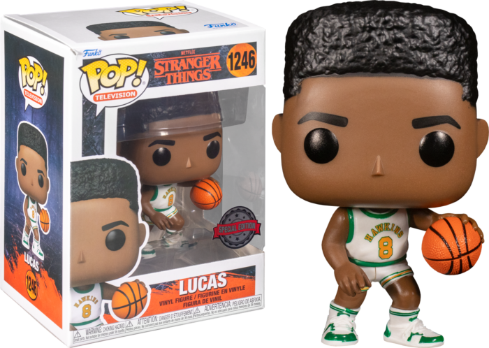 Funko Pop! Stranger Things 4 - Lucas with Jersey #1246 - Real Pop Mania