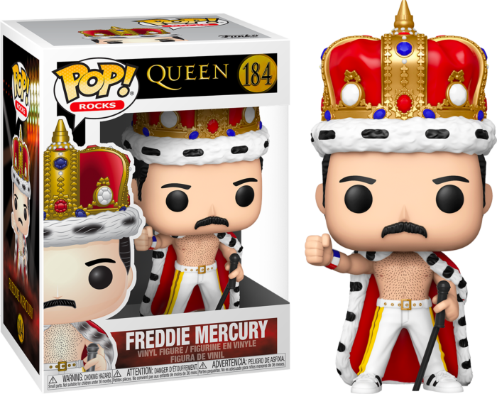 Funko Pop! Queen - Freddie Mercury King #184 - Real Pop Mania