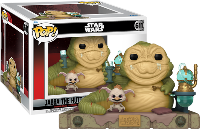 Funko Pop! Star Wars Episode VI: Return of the Jedi - Jabba the Hutt & Salacious B. Crumb 40th Anniversary Deluxe - 2-Pack #611