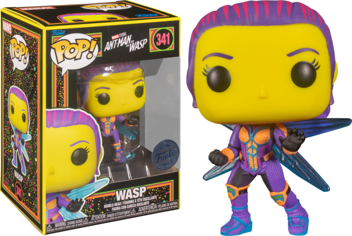 Funko Pop! Ant-Man and the Wasp - Wasp Blacklight #341 - Real Pop Mania