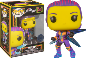 Funko Pop! Marvel: Blacklight - Shuri, Wasp, Gamora & Nebula Blacklight - Bundle (Set of 4) - Real Pop Mania