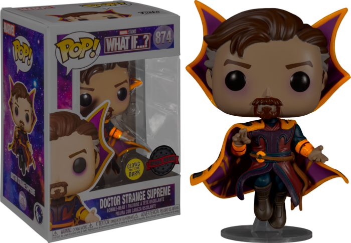 Funko Pop! Marvel: What If… - Doctor Strange Supreme Glow in the Dark #874 - Real Pop Mania