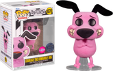 Funko Pop! Courage the Cowardly Dog - Courage the Cowardly Dog Flocked #1070 - Real Pop Mania