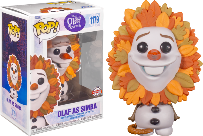 Funko Pop! Olaf Presents: The Lion King - Olaf as Simba #1179 - Real Pop Mania