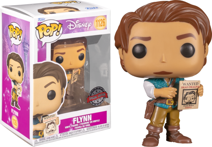 Funko Pop! Tangled - Flynn with Wanted Poster #1126 - Real Pop Mania