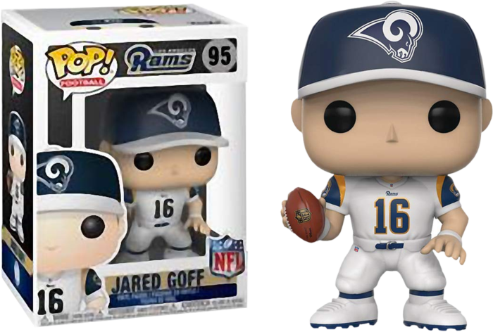 Funko Pop! NFL Football - Jared Goff L.A. Rams #95 - Real Pop Mania