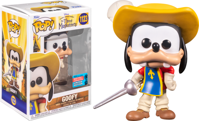 Funko Pop! Mickey, Donald, Goofy: The Three Musketeers - Goofy #1123 (2021 Fall Convention Exclusive) - Real Pop Mania