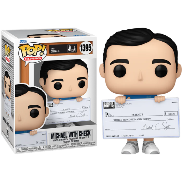 Funko Pop! The Office - Fun Run Michael with Cheque #1395