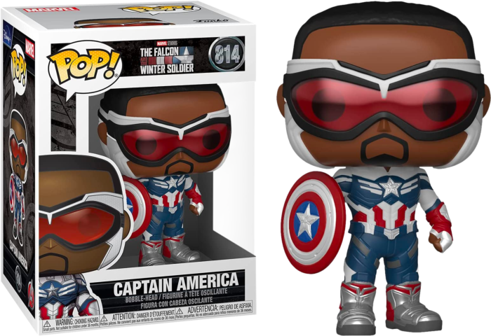 Funko Pop! The Falcon and the Winter Soldier - Captain America #814 - Real Pop Mania