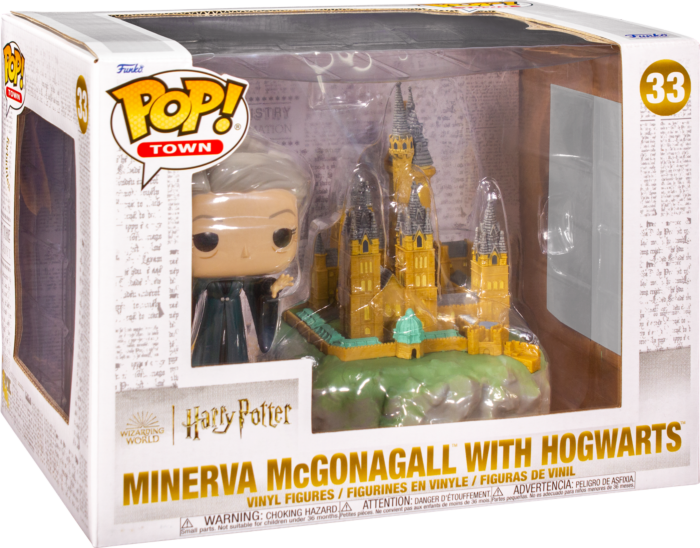 Minerva McGonagall with Hogwarts (Harry Potter) Funko Pop! Town