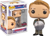 Funko Pop! Captain America: The First Avenger - Captain America with Prototype Shield Metallic #999 - Real Pop Mania