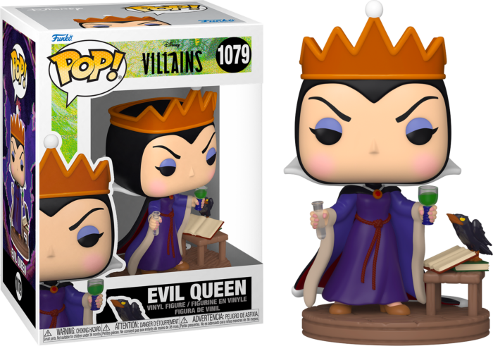 Funko Pop! Snow White and the Seven Dwarfs - Evil Queen Ultimate Disney Villains #1079 - Real Pop Mania