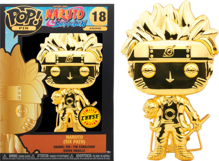 Funko Pop! Naruto: Shippuden - Naruto Six Path 4" Enamel Pin #18 - Real Pop Mania