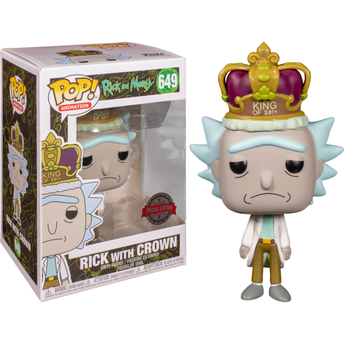 Funko Pop! Rick and Morty - King Of S#!+ Exclusive Collector Box