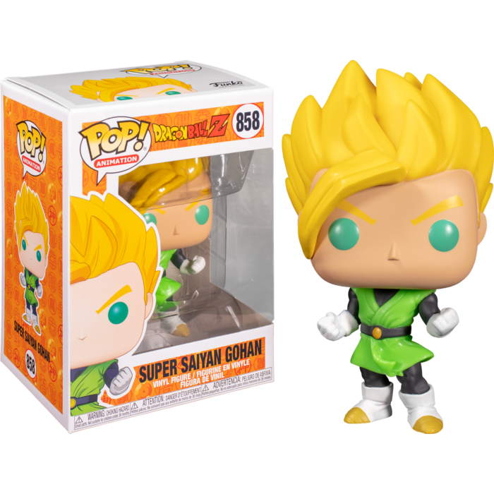 Funko Pop! Dragon Ball Z - Super Saiyan Gohan in Green Suit #858 - The Amazing Collectables