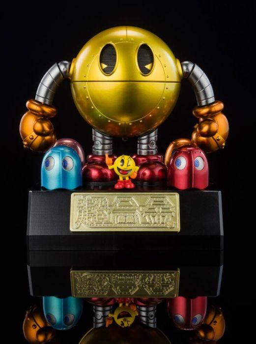 Pac-Man - Pac-Man Chogokin 4" Die-Cast Action Figure - Real Pop Mania