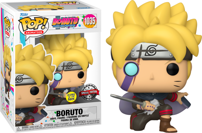Funko Pop! Boruto: Naruto Next Generations - Boruto Uzamaki Glow in the Dark #1035 - Real Pop Mania