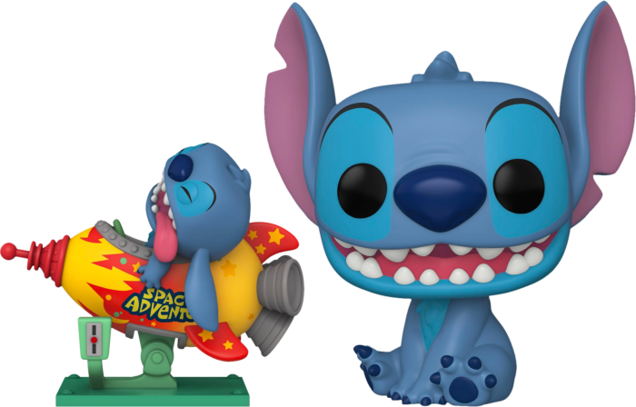 Funko Pop! Rides - Lilo & Stitch - 10" Stitch & Space Adventure Rocket - Bundle (Set of 2) - Real Pop Mania