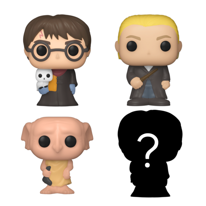 Funko Pop! Harry Potter - Harry Potter, Draco Malfoy, Dobby & Mystery Bitty - 4-Pack