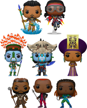 Funko Pop! Black Panther 2: Wakanda Forever - Do It For T'Challa - Bundle (Set of 8) - Real Pop Mania