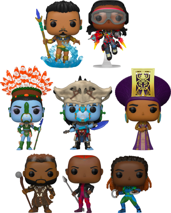 Funko Pop! Black Panther 2: Wakanda Forever - Do It For T'Challa - Bundle (Set of 8) - Real Pop Mania