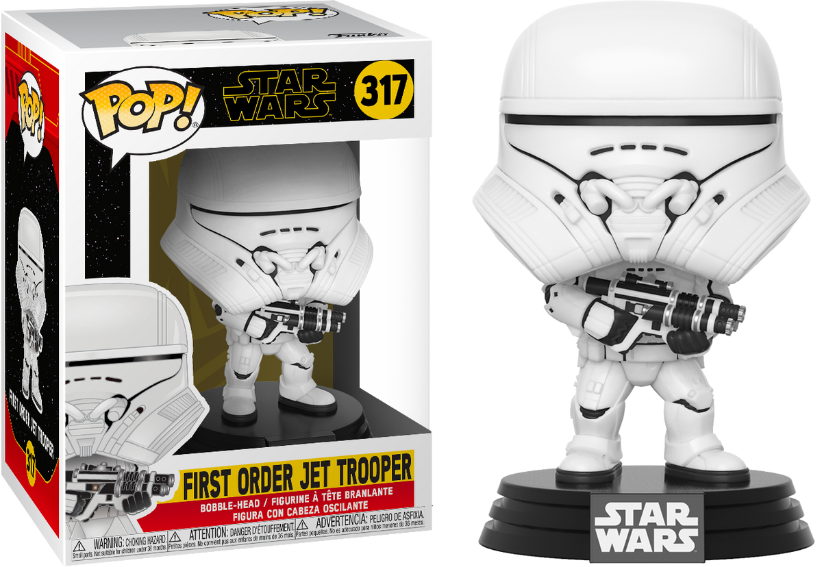 Funko Pop! Star Wars Episode IX: The Rise Of Skywalker - First Order Jet Trooper #317 - The Amazing Collectables