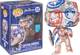 Funko Pop! The Avengers - Captain America in Stark Tech Suit Patriotic Age Artist Series with Pop! Protector #32 - Real Pop Mania
