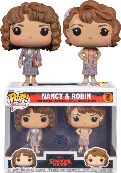 Funko Pop! Stranger Things 4 - Nancy and Robin - 2-Pack - Real Pop Mania