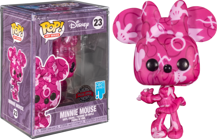 Funko Pop! Disney - Mickey Mouse & Minnie Mouse Artist Series with Pop! Protector - Bundle (Set of 2) - Real Pop Mania