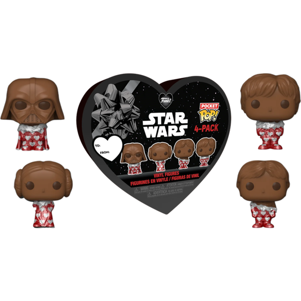 Funko Pocket Pop! - Happy Valentine´s Day - Heart Box with 4 figures - Star  Wars - Special Edition