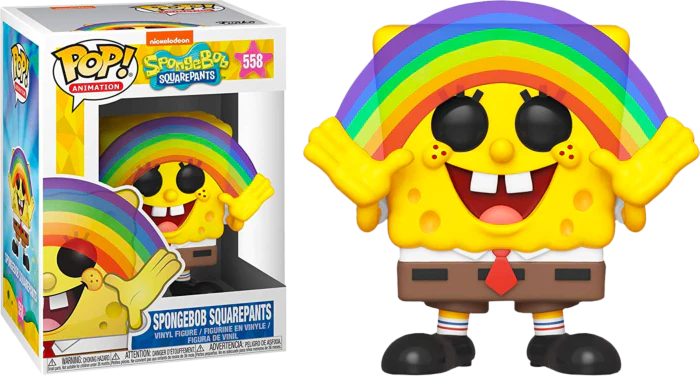Funko Pop! SpongeBob SquarePants - SpongeBob SquarePants with Rainbow #558